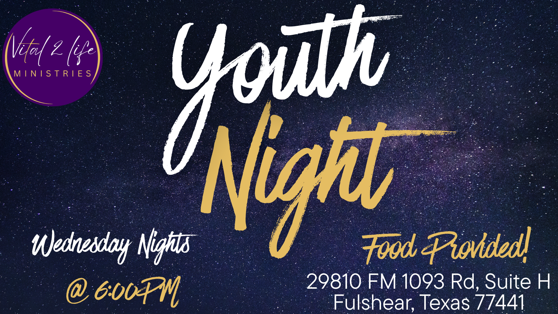 Youth Night Flyer